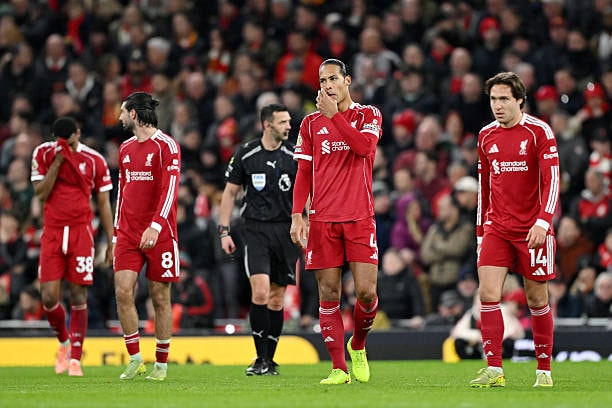 Liverpool sa sút một cách khó tin.