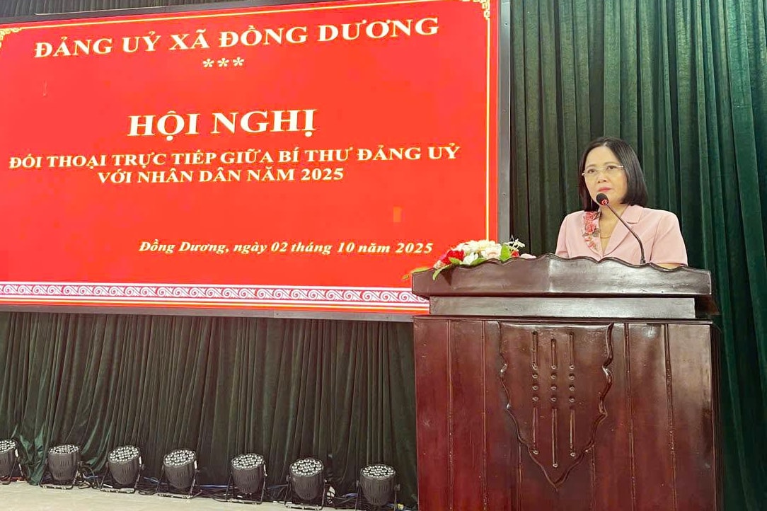 Đảng ủy xã Đồng Dương tổ chức các hội nghị nhằm lắng nghe, ghi nhận những ý kiến của nhân dân