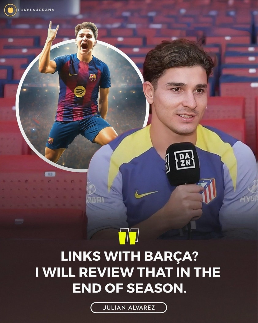Julian Alvarez được cho là đang cân nhắc khả năng đến Barcelona