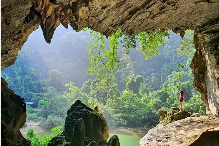 Cảnh đẹp của hệ thống hang động Tú Làn ở Vườn quốc gia Phong Nha-Kẻ Bàng. Ảnh bvhttdl