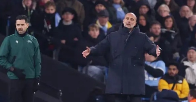 Pep Guardiola sử dụng đội hình với nhiều cầu thủ dự bị trong trận đấu với Leverkusen.