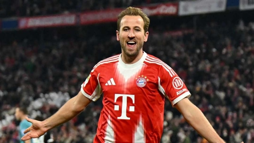 Harry Kane trong màu áo Bayern Munich, anh vẫn đang duy trì phong độ ghi bàn ấn tượng.