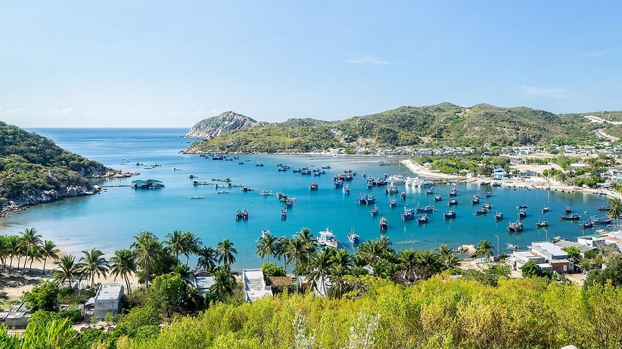 Vị trí biển Ninh Chữ