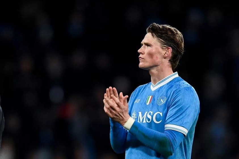 Ít người có thể nghĩ được rằng McTominay lại có thể hồi sinh một cách mạnh mẽ đến như vậy tại Napoli. (Ảnh: Napoli FC)