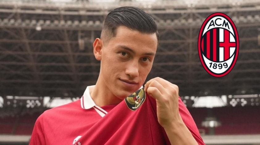 Jay Idzes trong màu áo Sassuolo. AC Milan đánh giá cao khả năng chơi đa năng của anh.