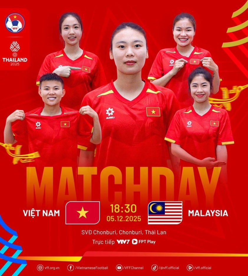 ĐT nữ Việt Nam hướng đến chiến thắng đậm trước Malaysia