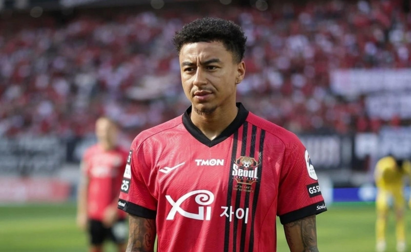 Jesse Lingard trong màu áo FC Seoul.