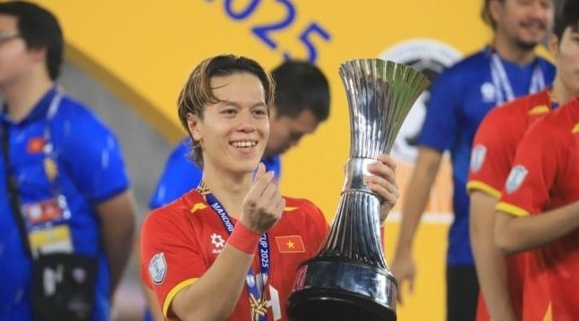 Viktor Lê là gương mặt đáng chú ý trong đợt tập trung của U22 Việt Nam.