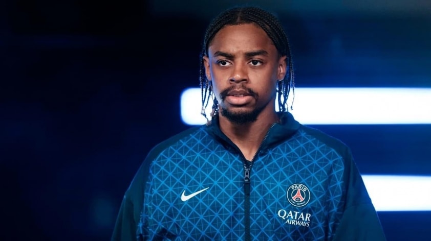 Bradley Barcola lọt vào tầm ngắm của Arsenal (Ảnh: Ligue 1).