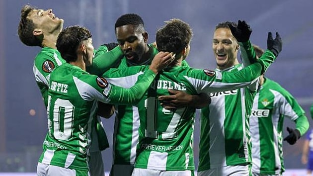 Real Betis dễ dàng đánh bại Dinamo Zagreb với tỷ số 3-1.