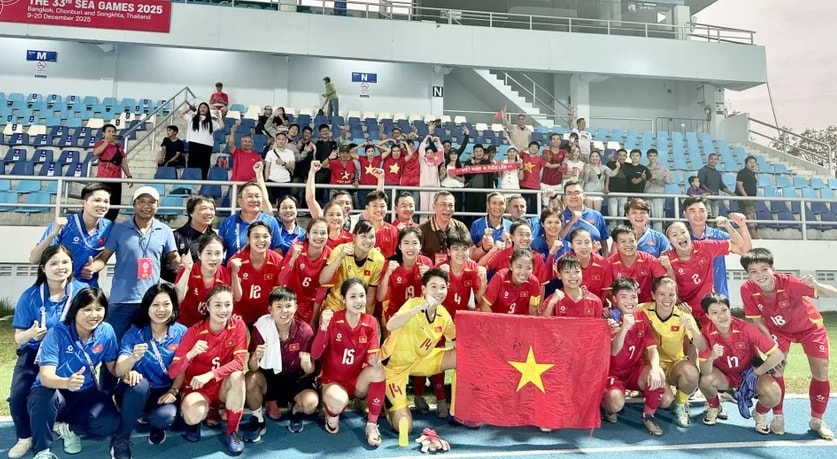 Tuyển Nữ Việt Nam thể hiện màn trình diễn ấn tượng.