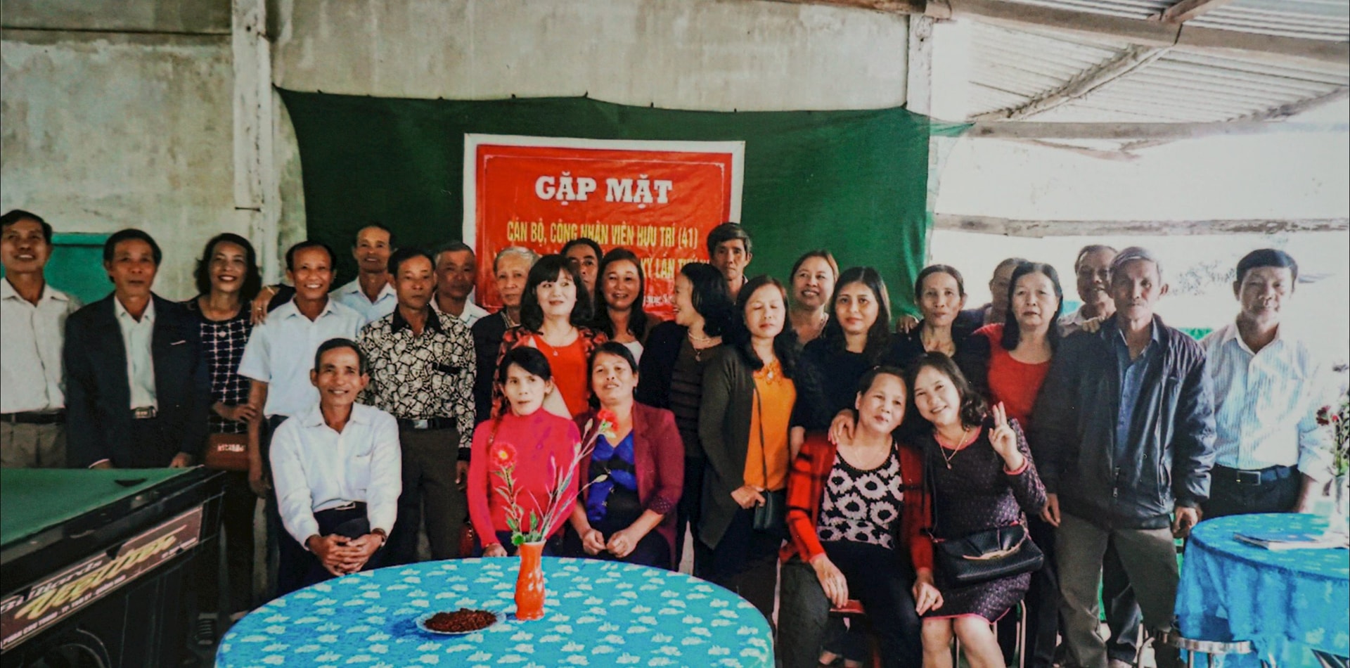 Các buổi gặp mặt được tổ chức hàng năm. Ảnh Nguyễn Điện Ngọc (chụp lại)
