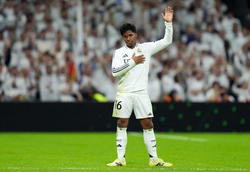 Endrick trong màu áo Real Madrid