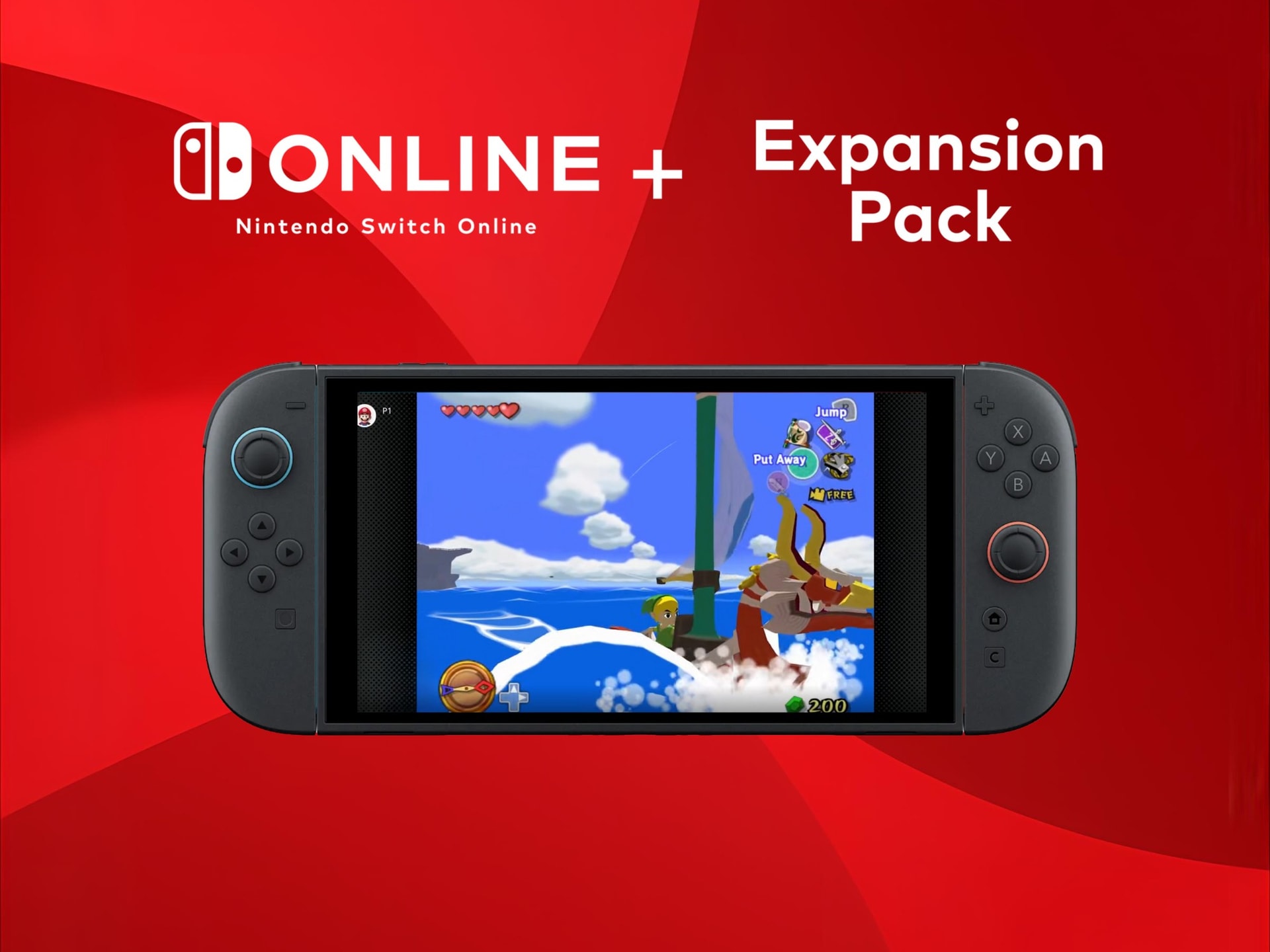 Hình ảnh game The Legend of Zelda: Wind Waker chạy trên trình giả lập GameCube của Nintendo Switch Online