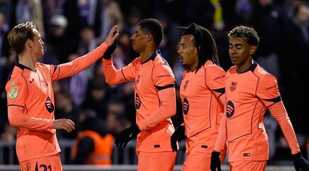 Marcus Rashford trong màu áo Barcelona thể hiện phong độ ấn tượng.