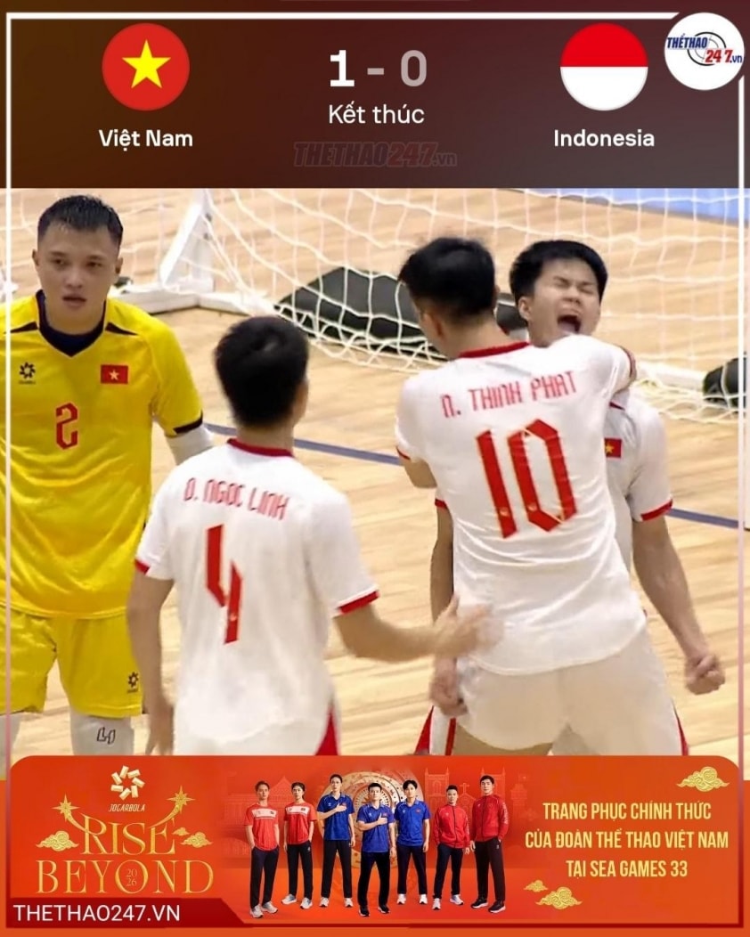 Trực tiếp futsal Việt Nam vs Thái Lan, 19h00 hôm nay 18/12