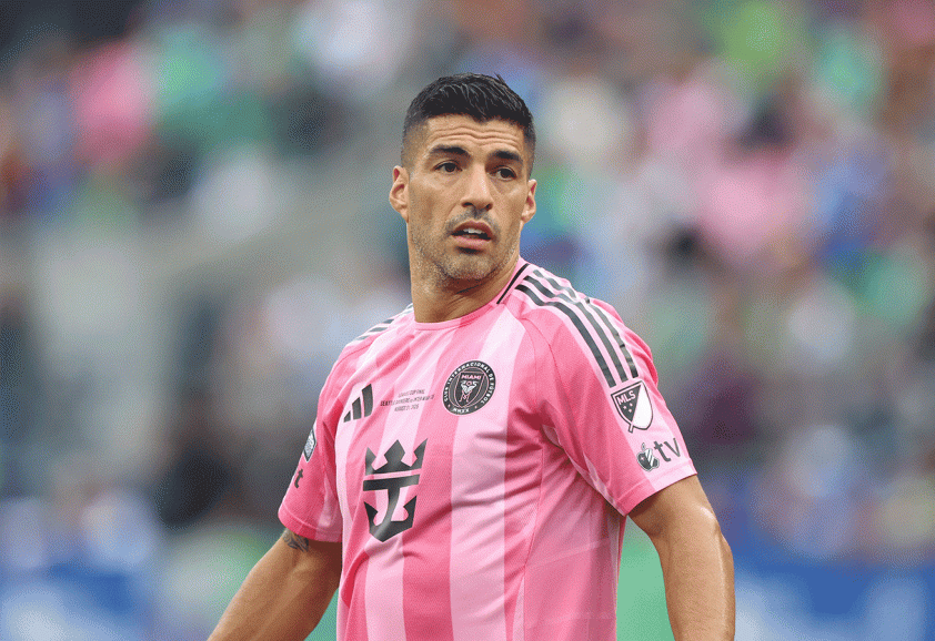Luis Suarez ăn mừng bàn thắng cho Inter Miami