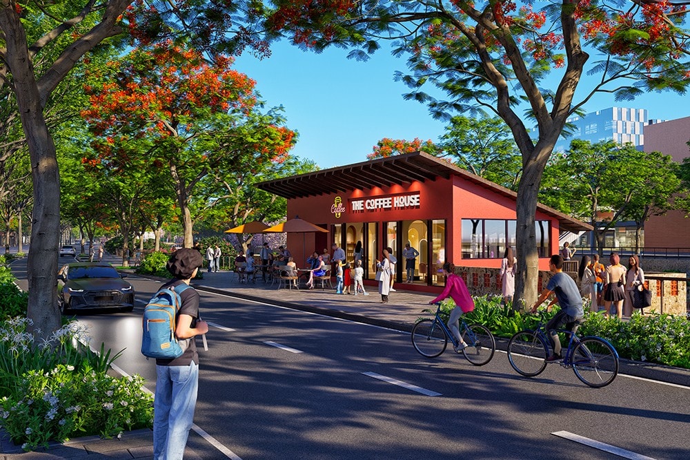 Các không gian tiện ích cộng đồng đa chức năng sẽ được kiến tạo phục vụ người dân và du khách