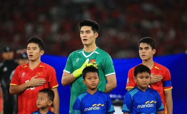 Thủ môn Trần Trung Kiên là một trong những nhân tố làm nên chiến thắng lịch sử của U22 Việt Nam.