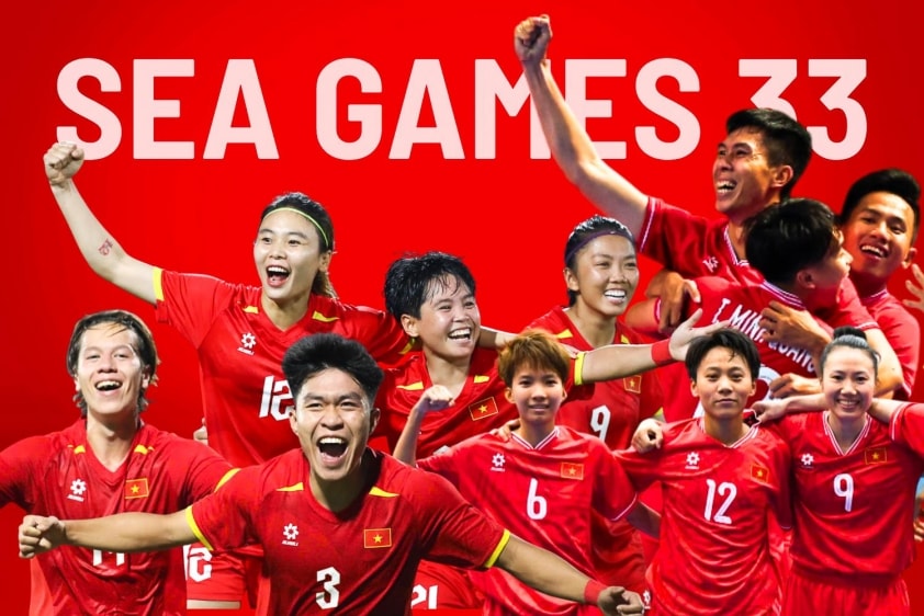 Bóng đá Việt Nam giành 2 HCV, 1 HCB tại SEA Games 33 trong tổng số 4 môn