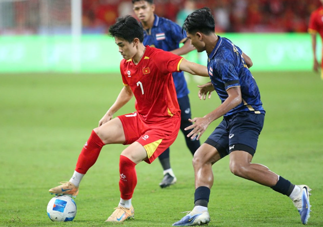 U22 Thái Lan bị quật ngã dù dẫn trước 2 bàn.