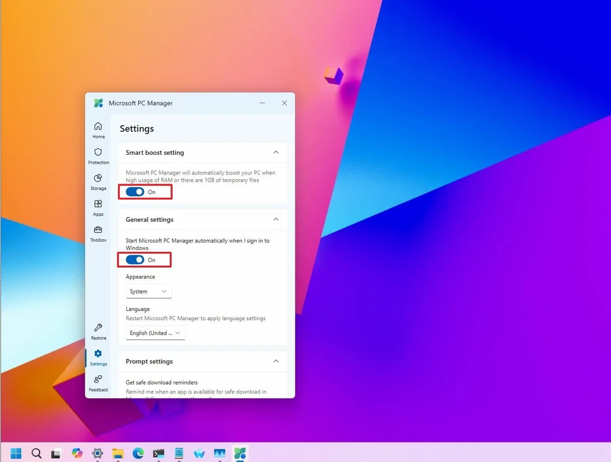 Kích hoạt Smart Boost