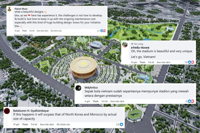 Việt Nam khởi c&ocirc;ng SVĐ Trống Đồng 135.000 chỗ lớn nhất thế giới