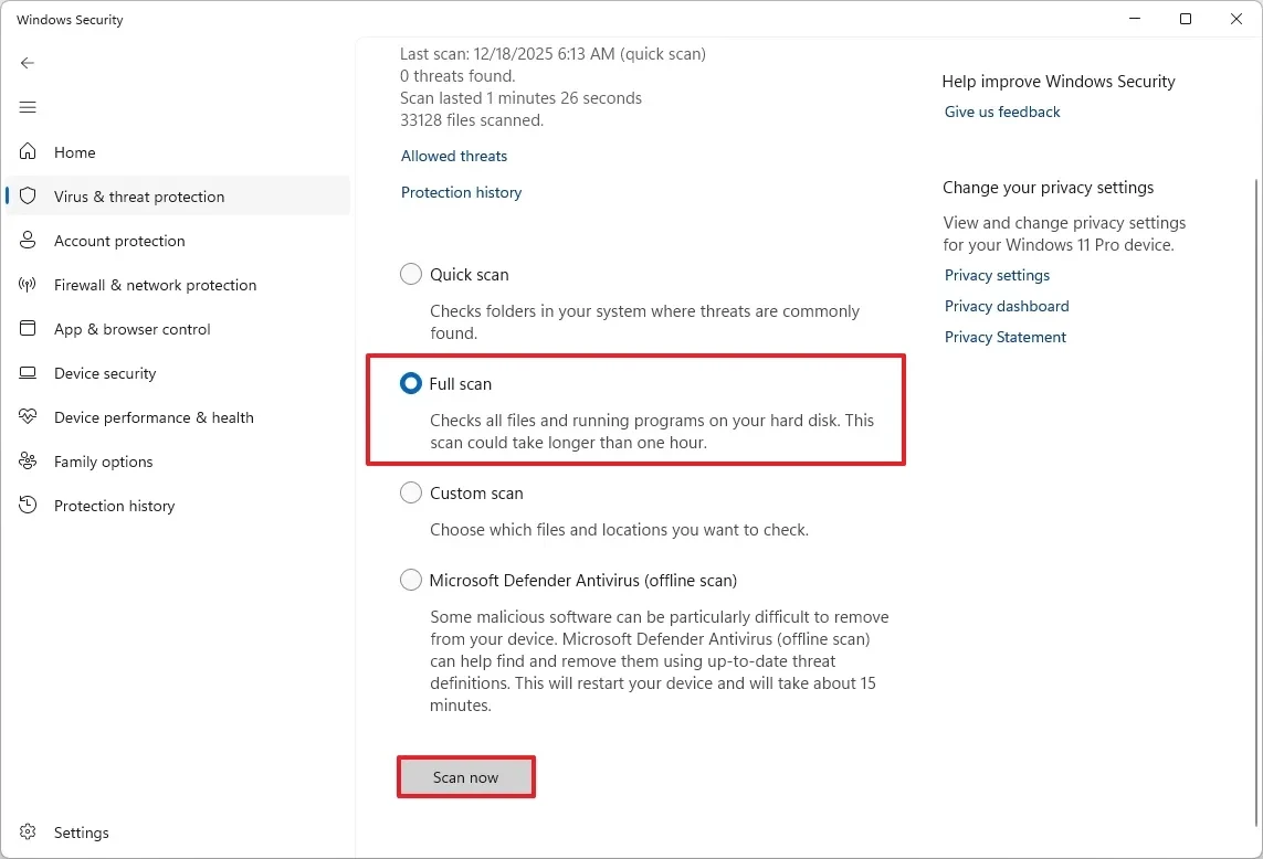 Kiểm tra cập nhật Windows Update