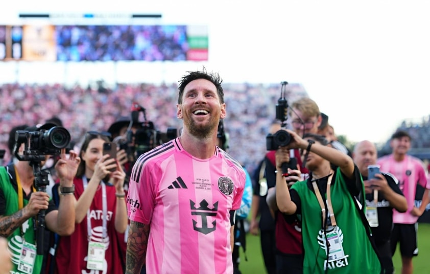 Messi được hỗ trợ đắc lực bởi các tân binh của Inter Miami
