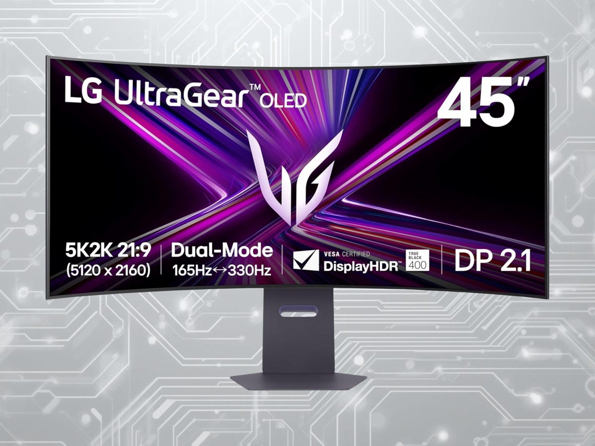 Mặt trước màn hình chơi game LG 45GX950A 45-inch 5K2K OLED