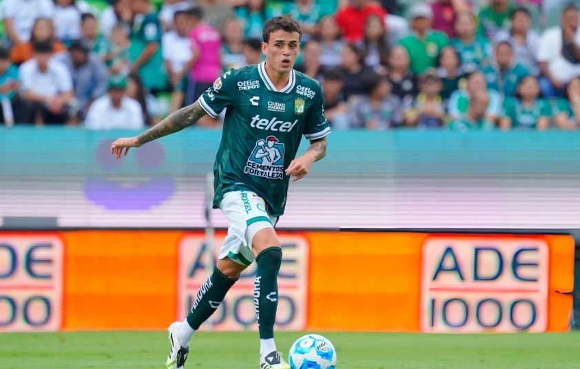 Nicolas Fonseca trong màu áo Club Leon