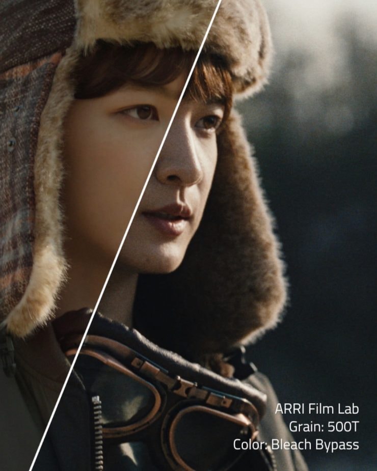 Giao diện điều chỉnh thông số trên ARRI Film Lab