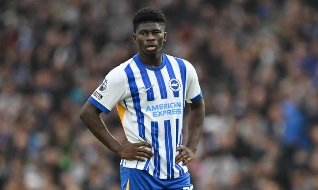 Tiền vệ Carlos Baleba của Brighton