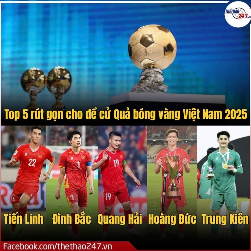 Toàn bộ U22 Việt Nam vắng mặt ở Lễ trao giải QBV Việt Nam 765879