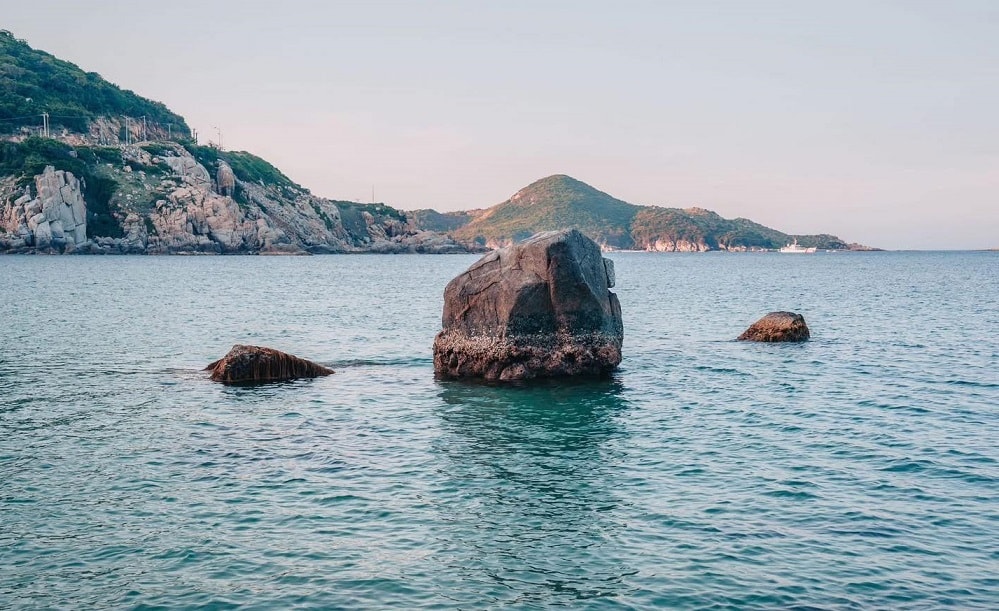 Nước biển bãi Chuối xanh trong