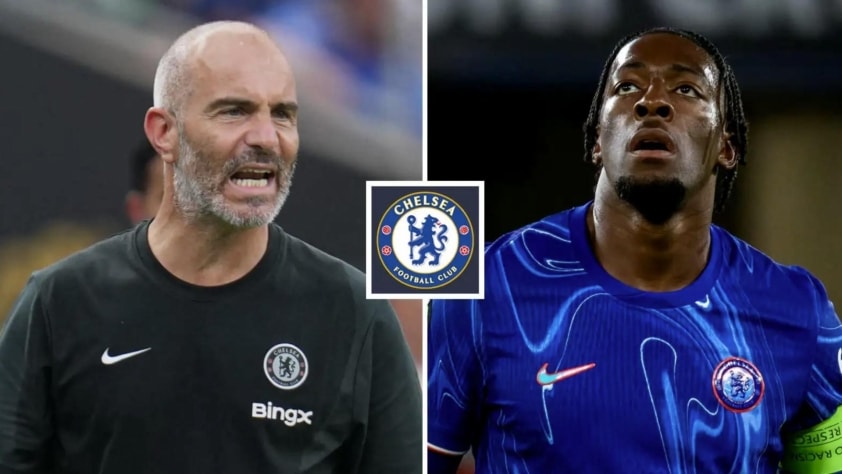 Axel Disasi trong màu áo Chelsea tại Stamford Bridge