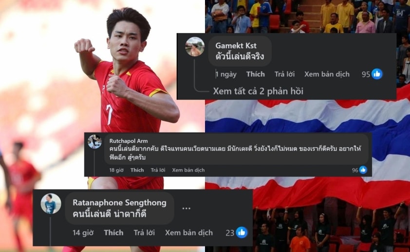 CĐV Thái Lan khen ngợi tài năng của Đình Bắc