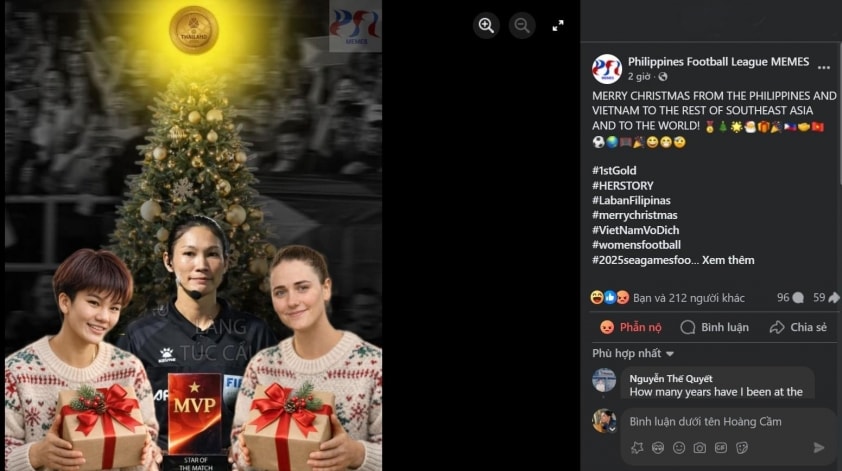 Meme chế giễu tuyển nữ Việt Nam trên mạng xã hội Philippines