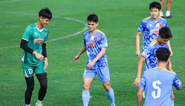 U23 Việt Nam rèn luyện thể lực cường độ cao chuẩn bị cho giải đấu châu lục.