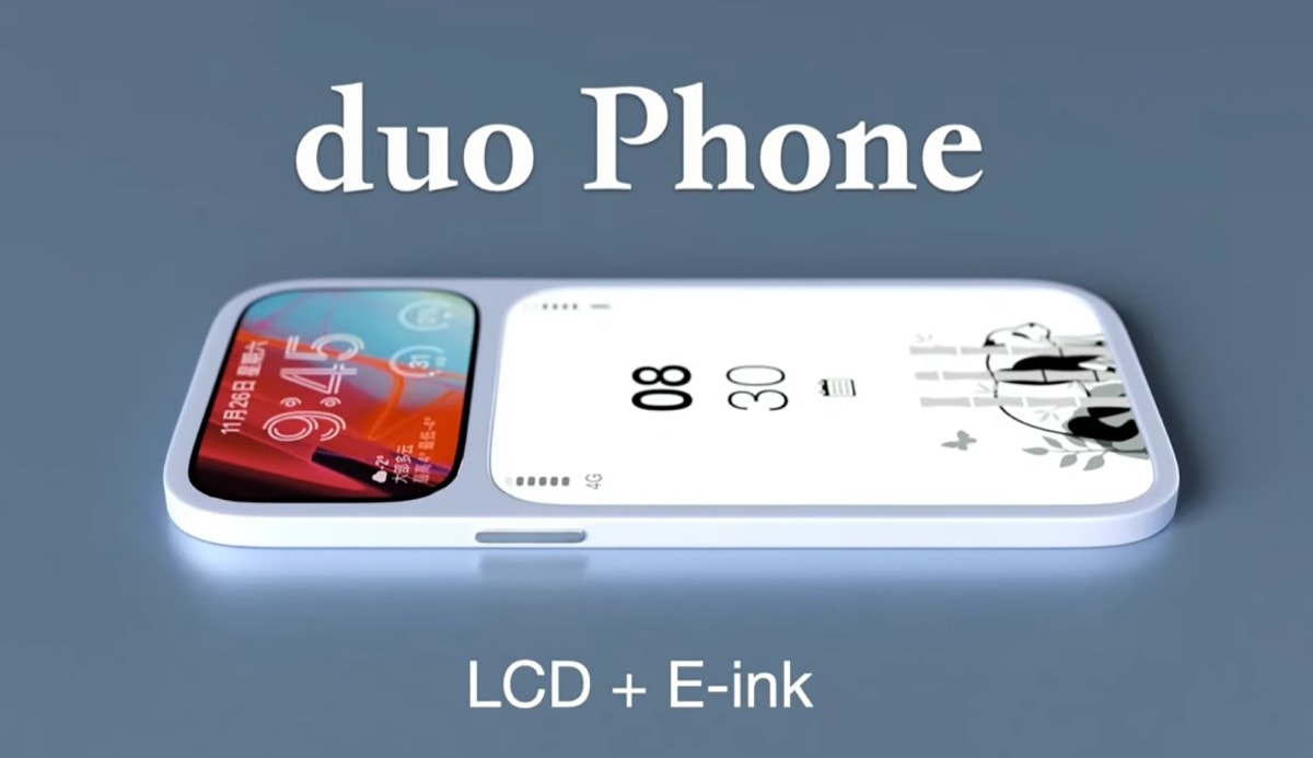 Concept điện thoại Pixel Duo với hai màn hình mặt trước