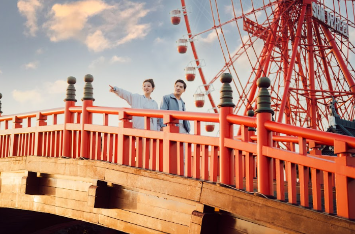 Cầu Koi tại Sun World Ha Long với kiến trúc Nhật Bản độc đáo