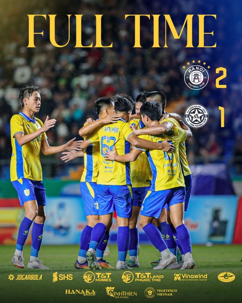 Hà Nội FC giành chiến thắng ngược dòng trước PVF-CAND