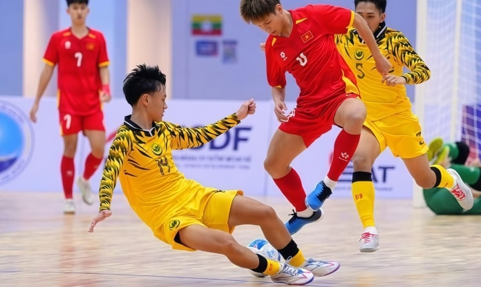 U19 futsal Việt Nam thắng hủy diệt 18-0