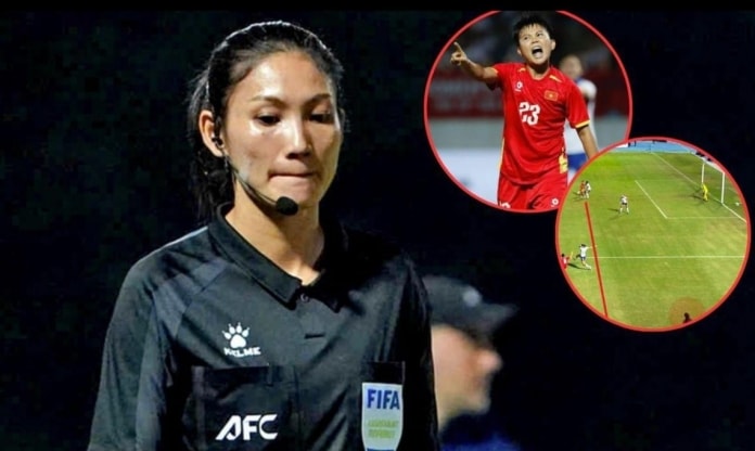 Trọng tài Chanthavong Phutsavan không góp mặt tại Asian Cup nữ 2026