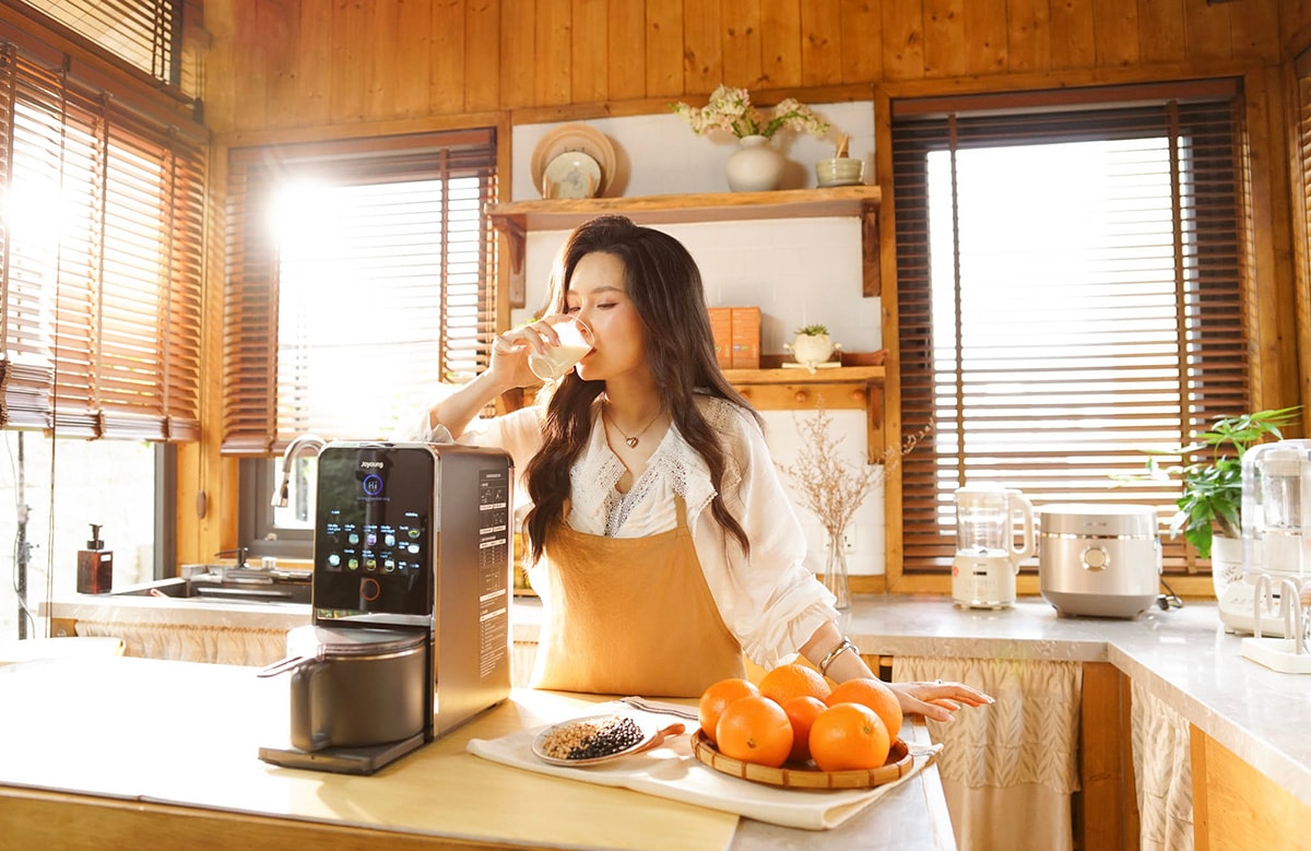 Máy làm sữa hạt Joyoung rút gọn quy trình nấu