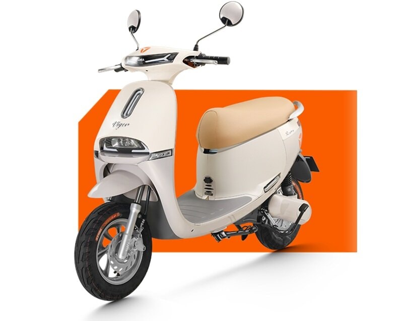 Xe máy điện Yadea Vigor sở hữu thiết kế trẻ trung, khác biệt