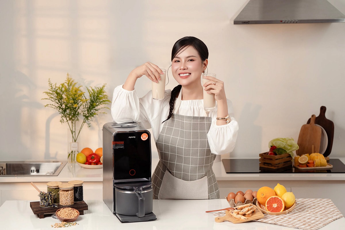 Thu Nhi và Joyoung hồi sinh ký ức sữa đậu nành