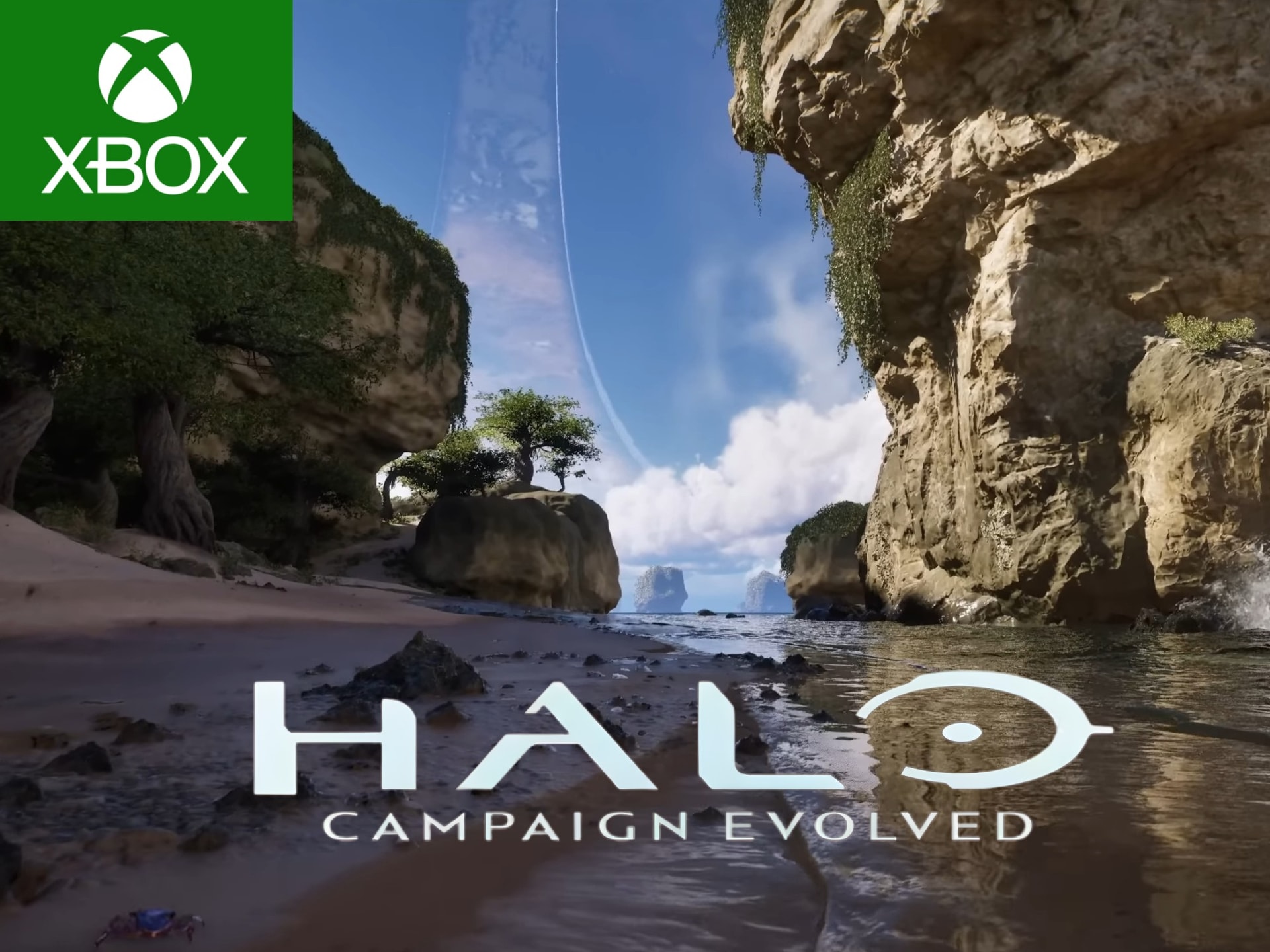 Banner Halo: Campaign Evolved được hiển thị qua ảnh chụp màn hình
