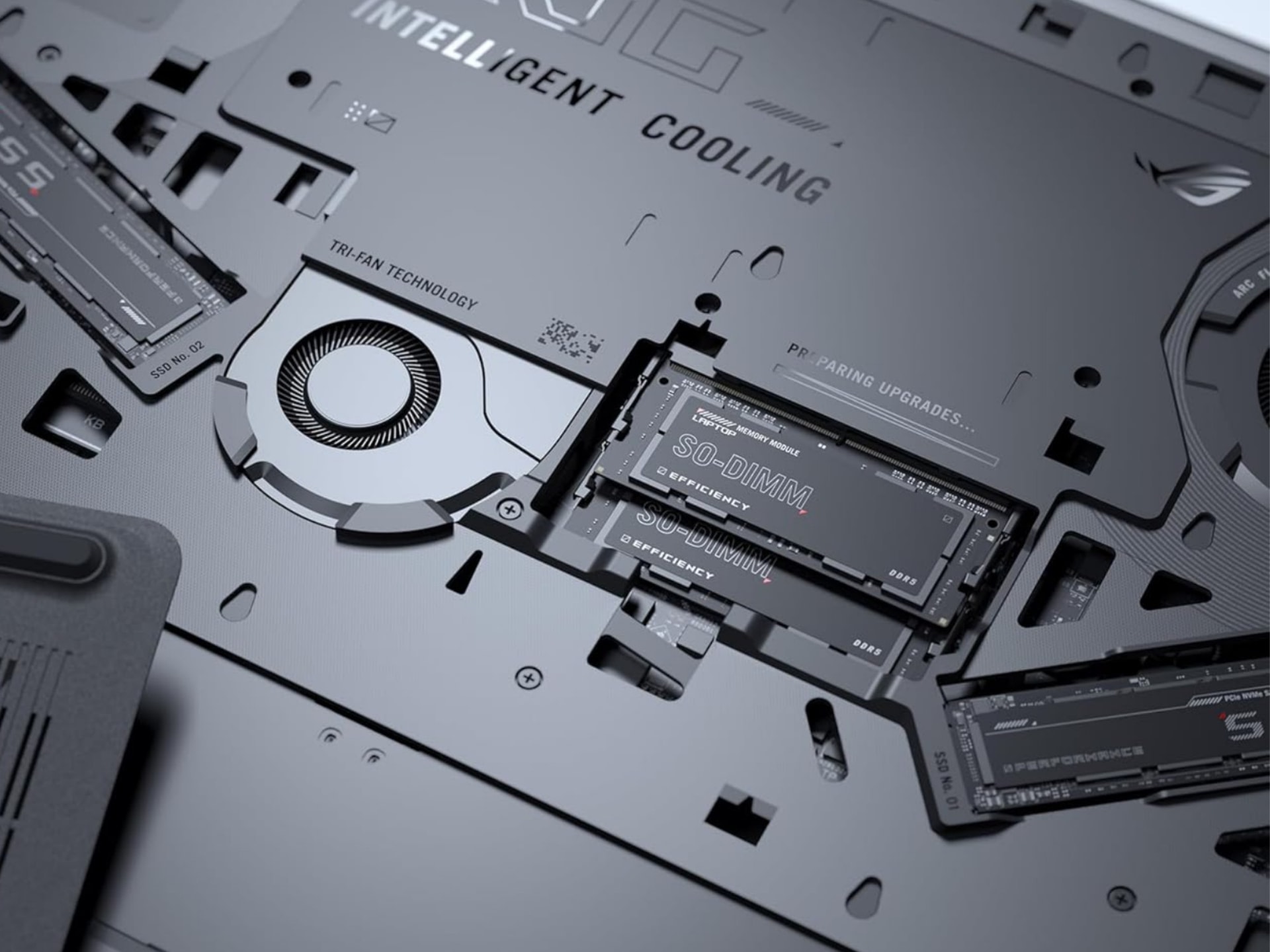 Nâng cấp bộ nhớ DDR5 trên laptop gaming