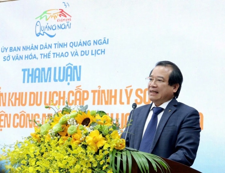Phó Cục Trưởng Cục Du lịch quốc gia Việt Nam Hà Văn Siêu chia sẻ tại sự kiện.